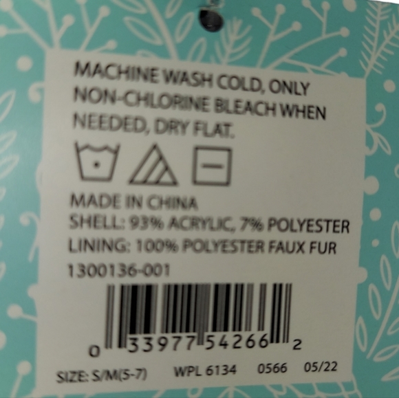 Muk Luks Women's Shortie Cabin Sock 2 Pair Pack Size S/M 5-7 - Picture 7 of 7